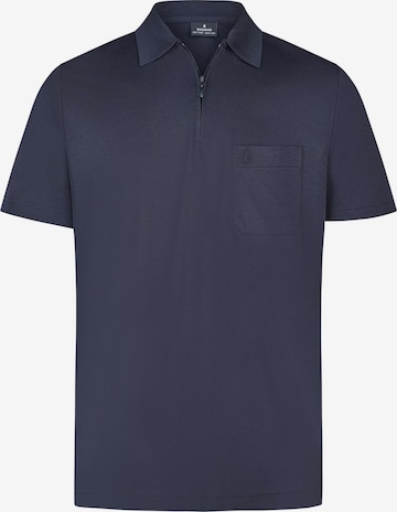 Ragman Shirt 'Basic' in Blau: Vorderseite