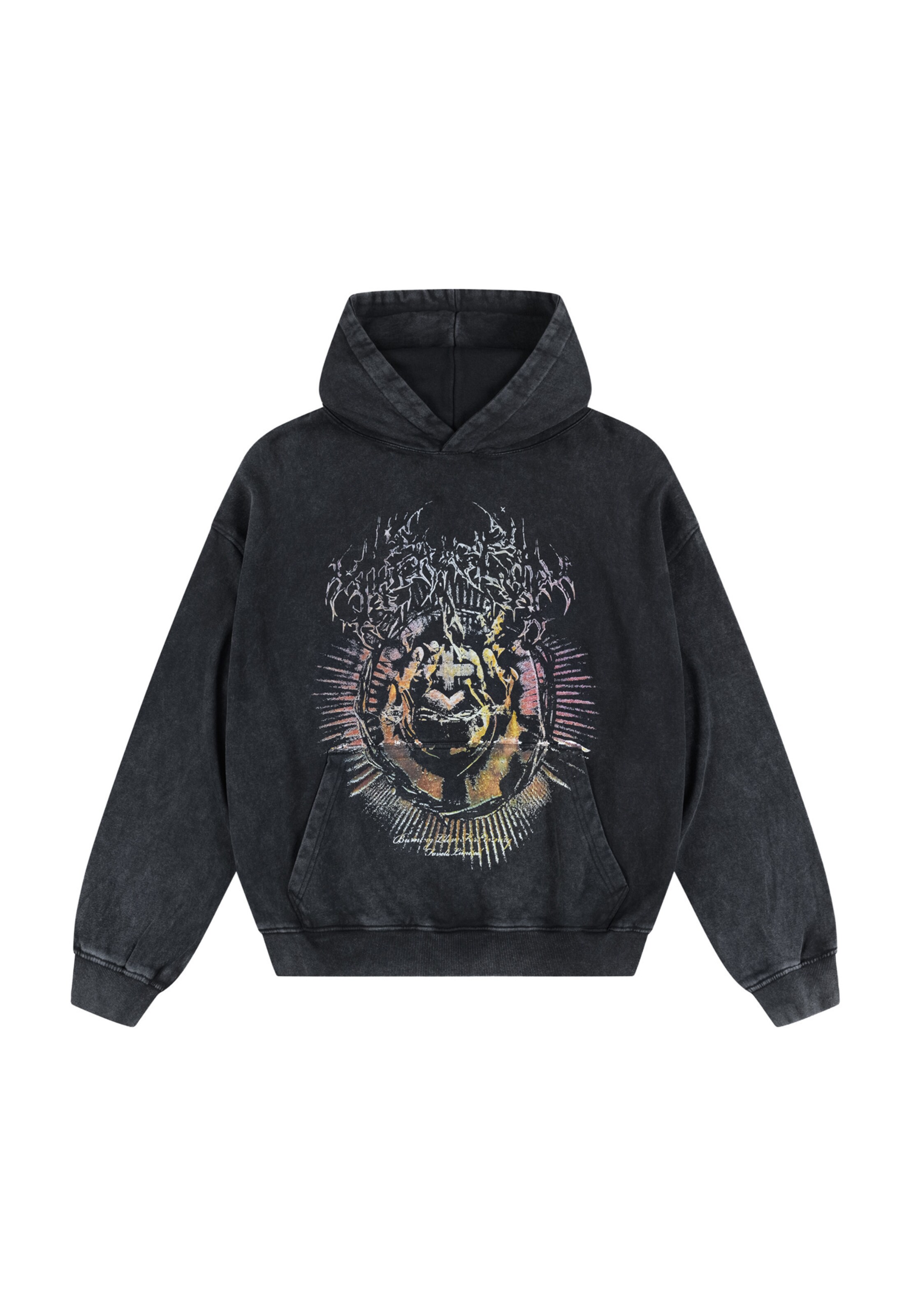 FAVELA Sweatshirt in Schwarz: Vorderseite