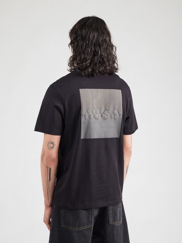 HUGO Shirt 'Dusplito' in Black: front