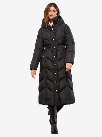 Lipsy Wintermantel in Zwart: voorkant