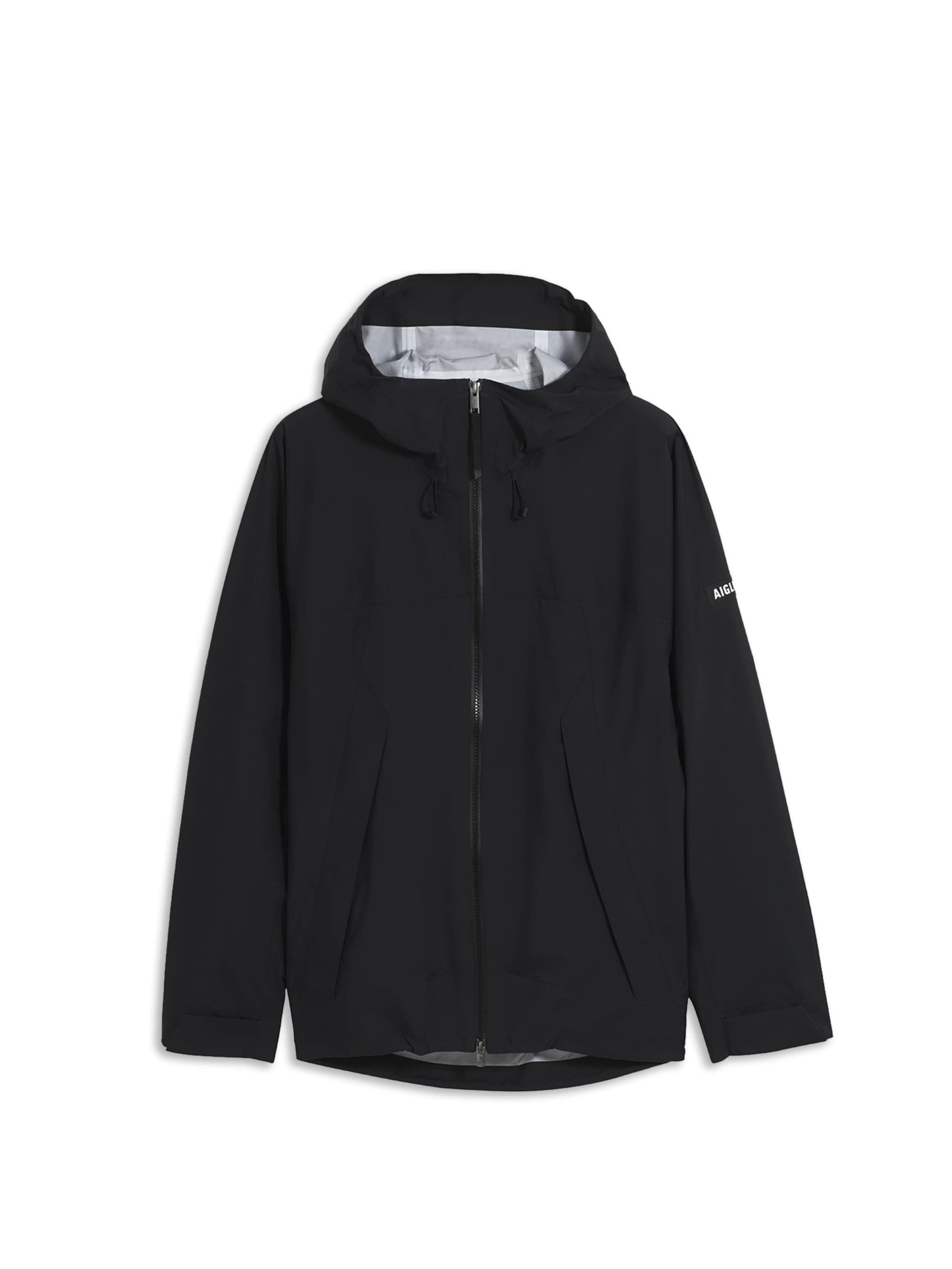 AIGLE Between-season jacket in Black: front