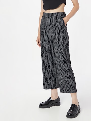 MAC Wide leg Broek 'Chiara' in Grijs: voorkant