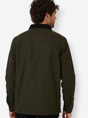 Threadbare Hemdjacke 'Cottage' in Grün