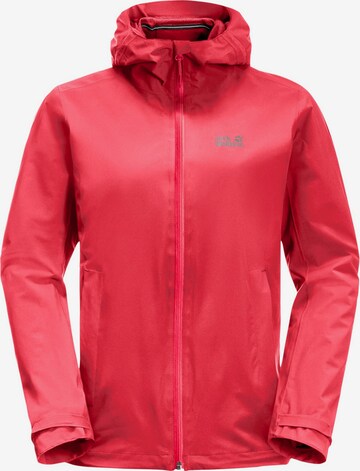 JACK WOLFSKIN Outdoor Jacket in Red: front