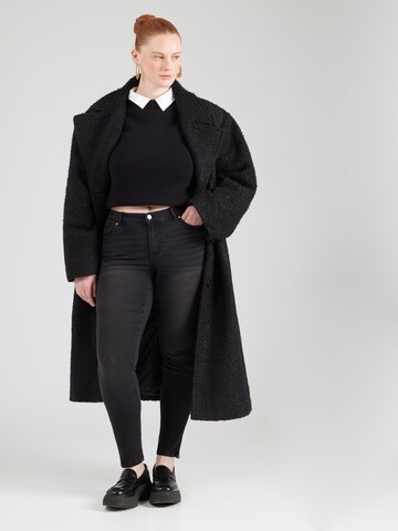 ONLY Carmakoma Skinny Jeans 'CARKARLA' i svart