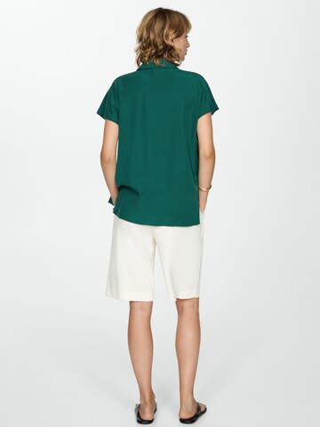 MANGO Blouse 'ROBBIE' in Groen