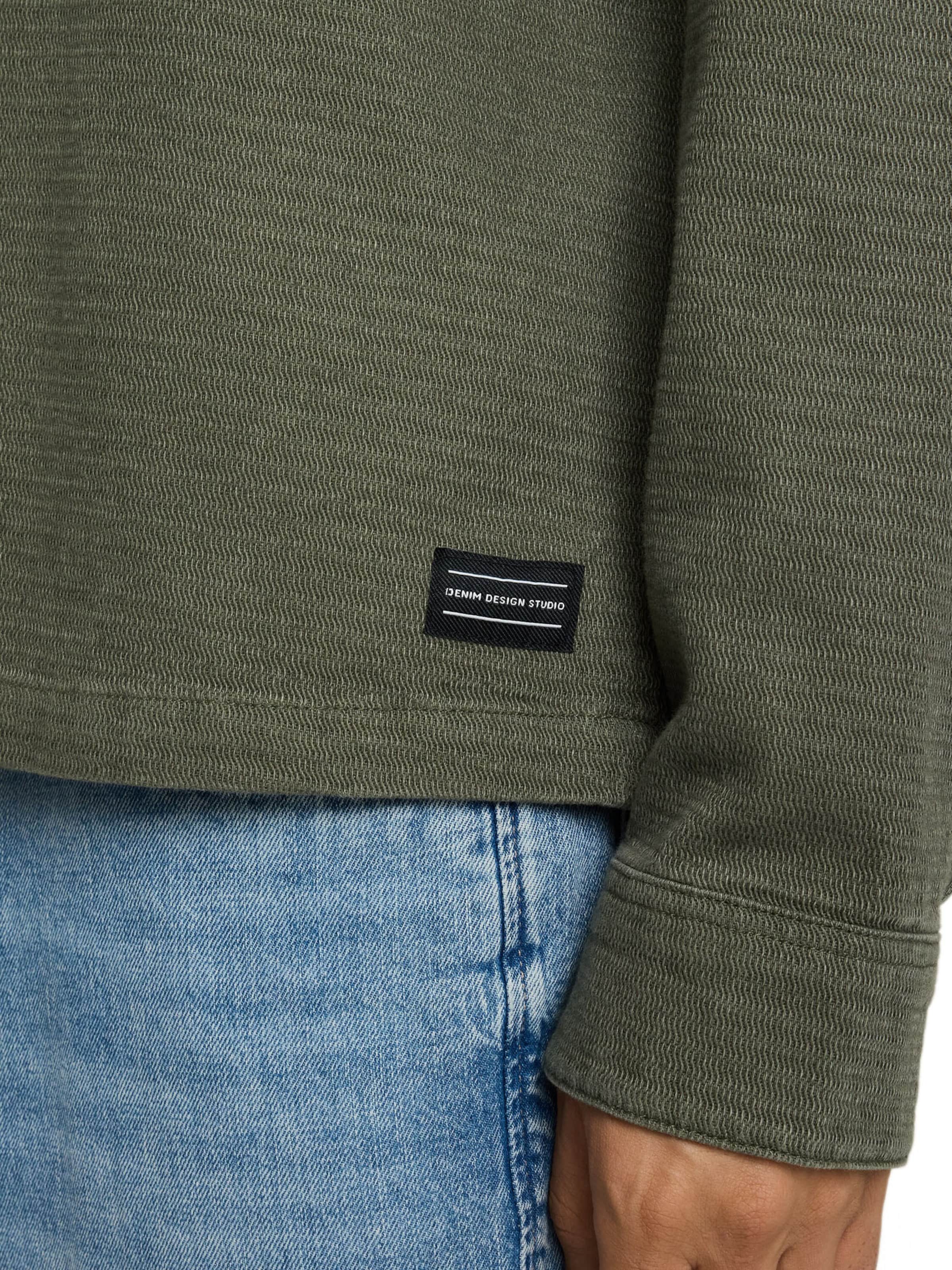 TOM TAILOR DENIM Regular Fit Hemd in Grün
