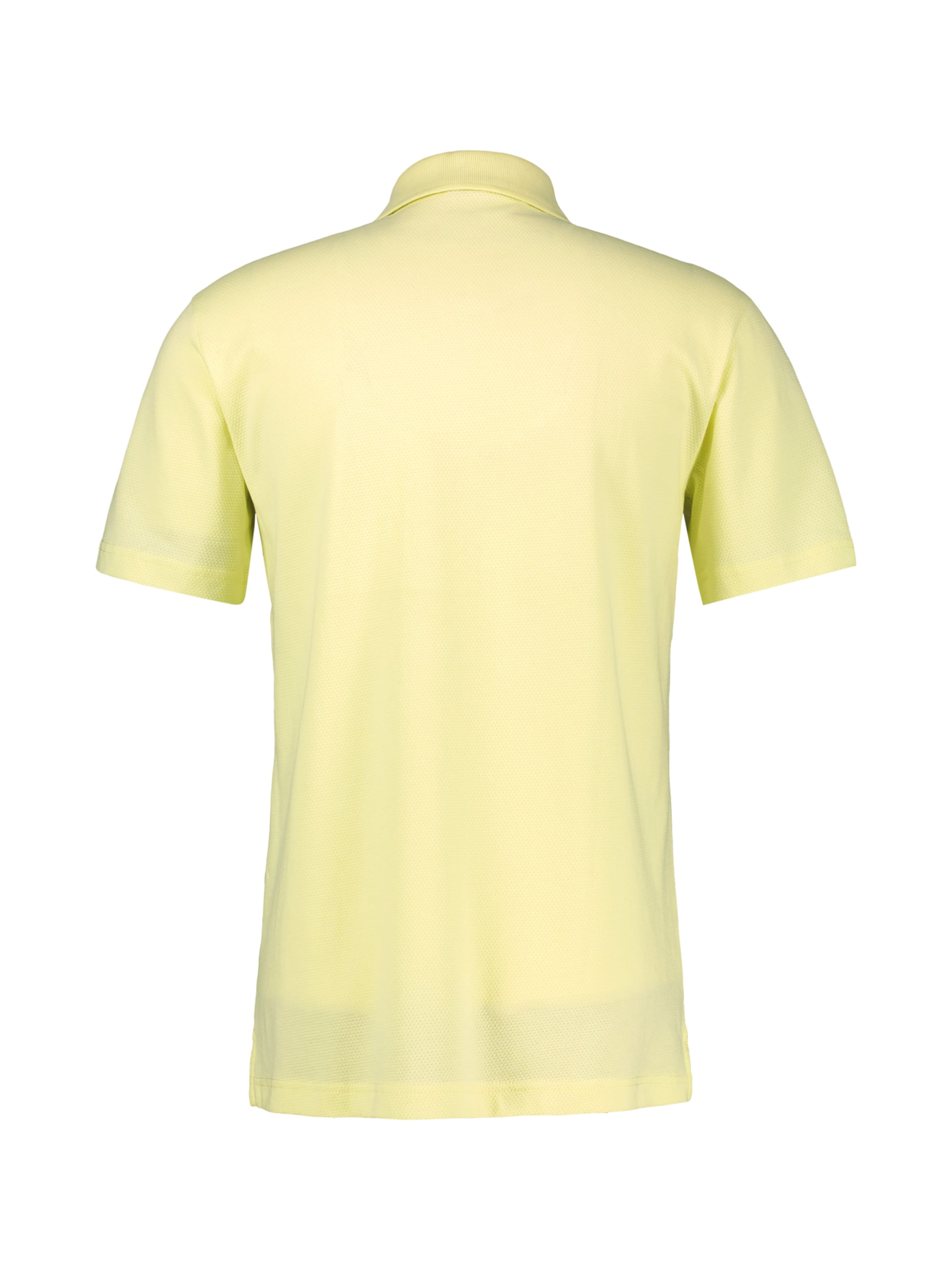 LERROS Maskulines Poloshirt aus Baumwolle mit griffiger Struktur in Gelb