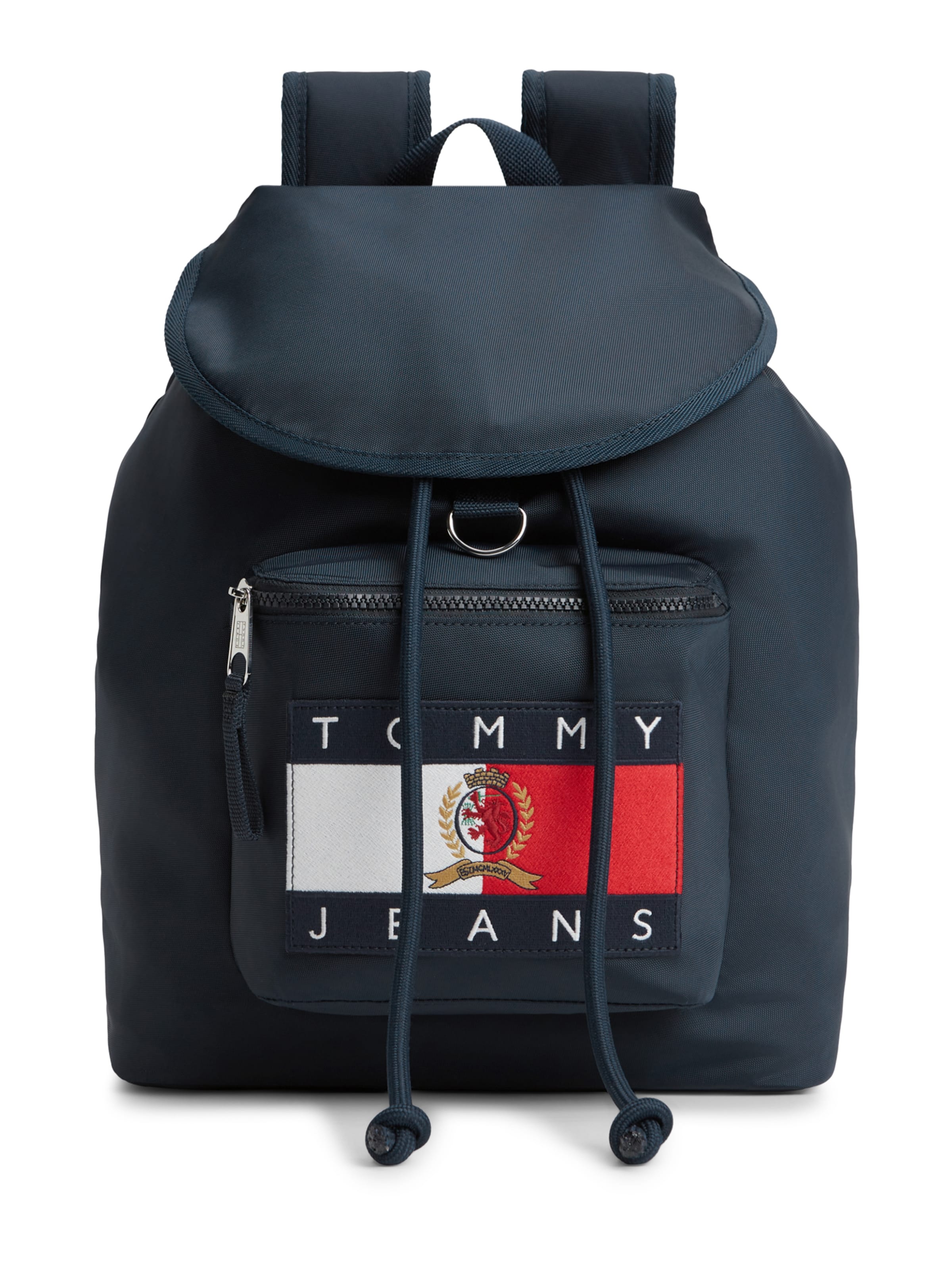 Tommy Jeans - Mochila em azul: frente