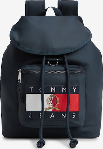 Tommy Jeans Reppu värissä sininen: etupuoli