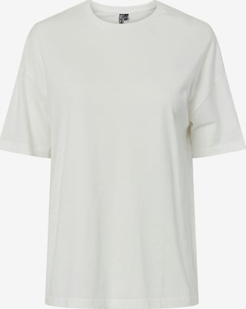 balta PIECES Marškinėliai 'PCELOISE': priekis