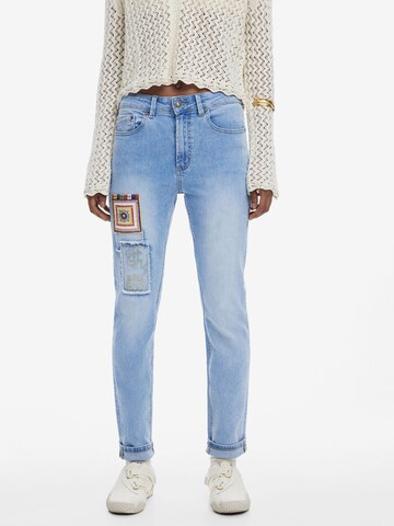 Desigual Slim fit Jeans in Blue: front
