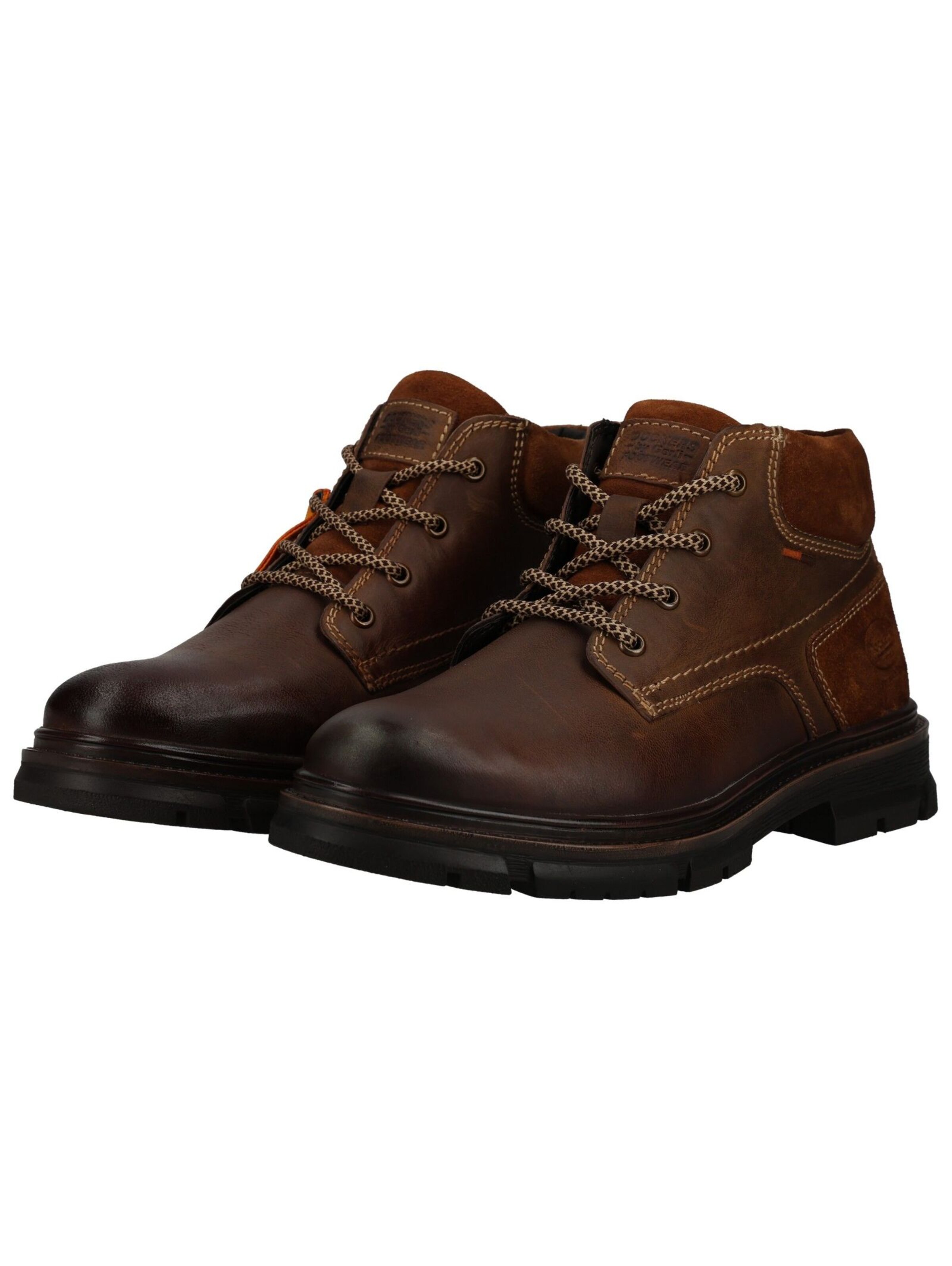 Stivale stringato di Dockers by Gerli in marrone: frontale