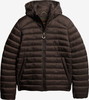 Superdry Winter Jacket 'Fuji' in Black: front