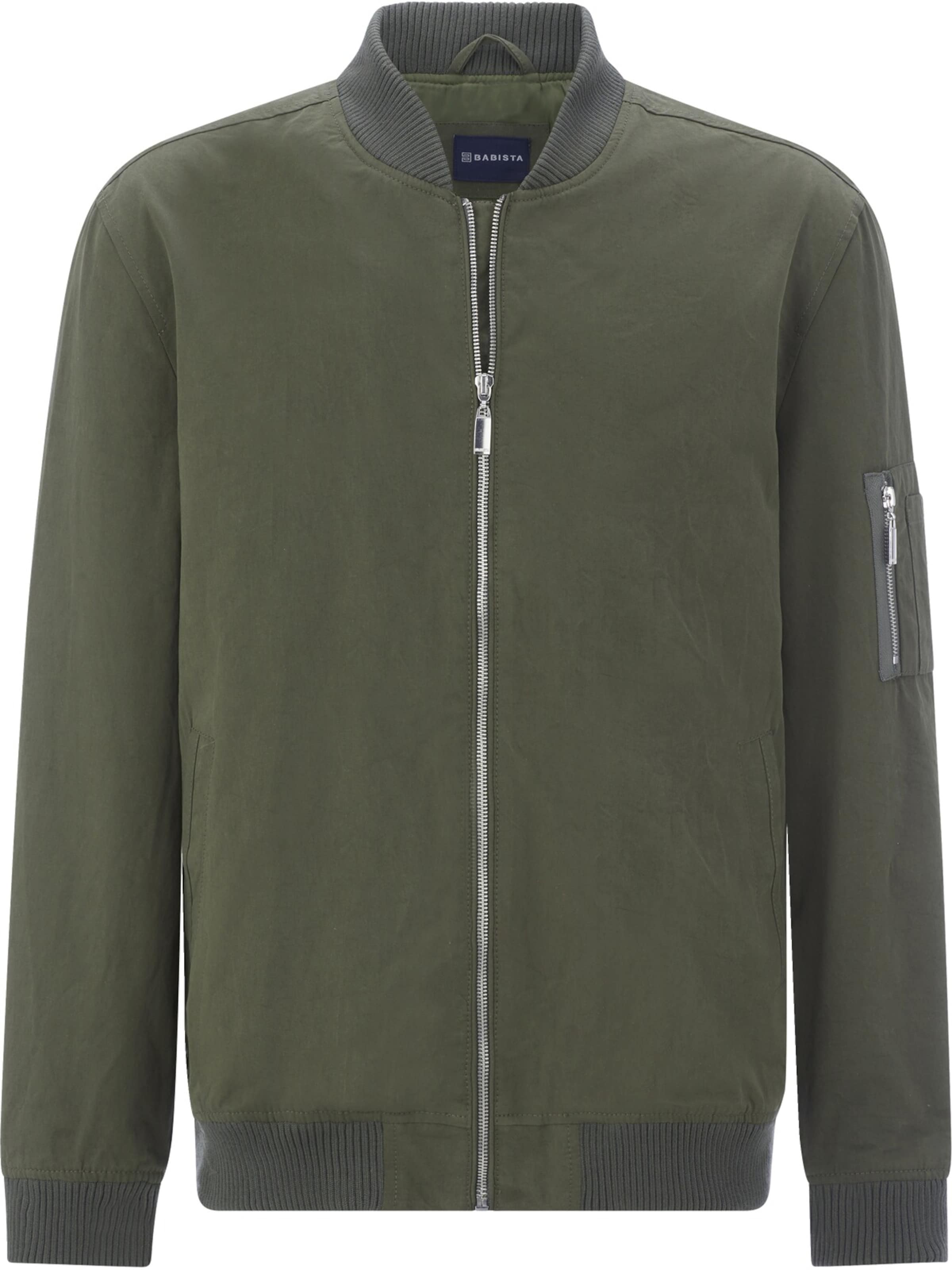 BABISTA Between-Season Jacket ' Zavento ' in Green: front