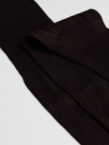 CALZEDONIA Knee High Socks in Brown