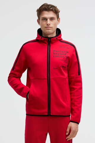 CAMP DAVID Sweatjacke in Rot: Vorderseite