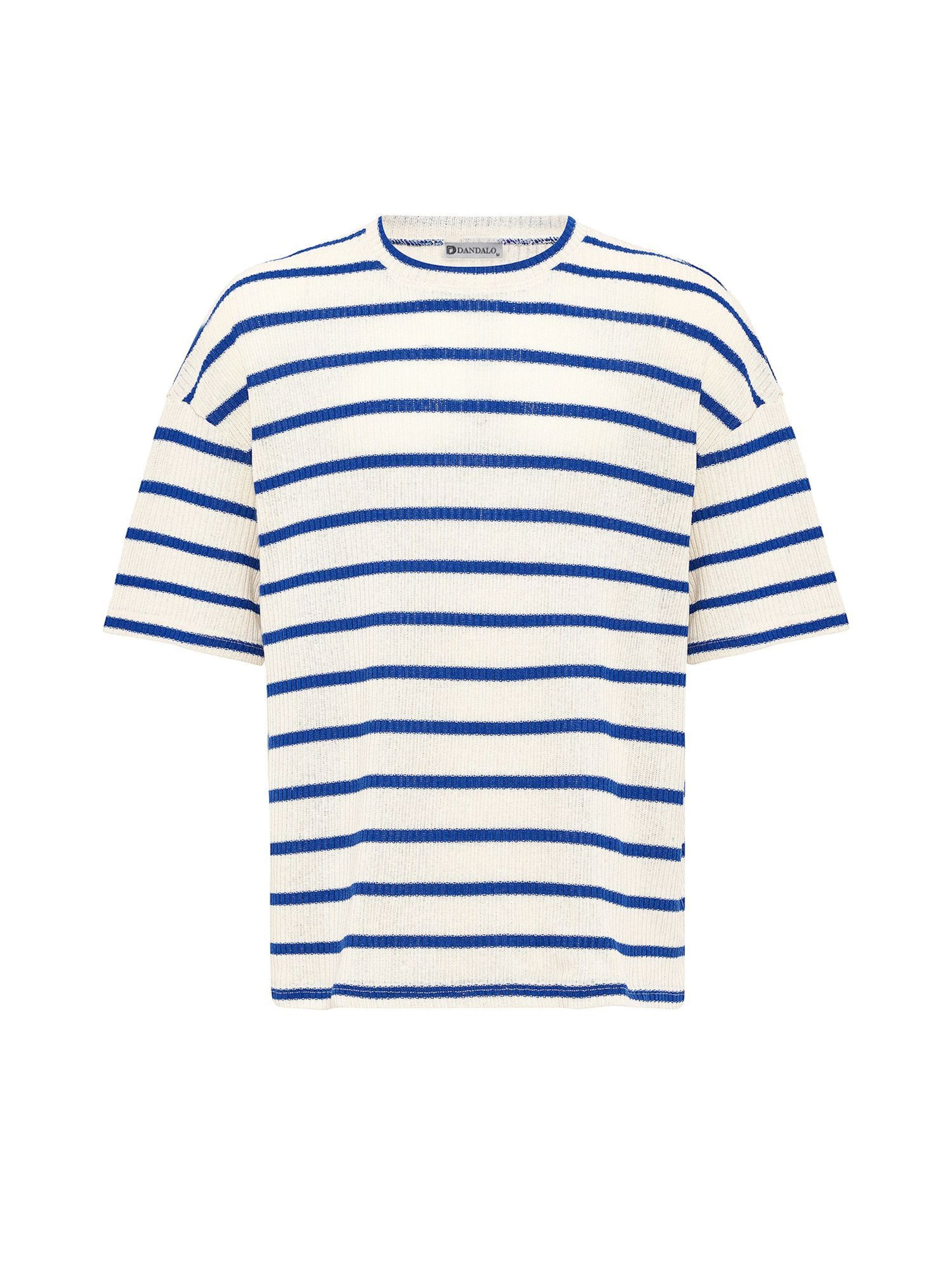 T-Shirt Dandalo en bleu : devant