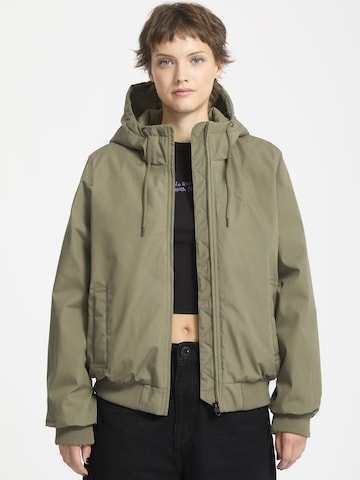 Veste fonctionnelle 'WERNAN 10K' Volcom en vert : devant