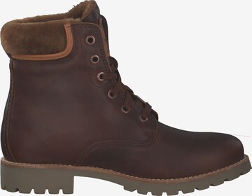 PANAMA JACK Lace-Up Ankle Boots in Brown