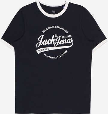 Jack & Jones Junior Shirt 'MESSI' in Blue: front