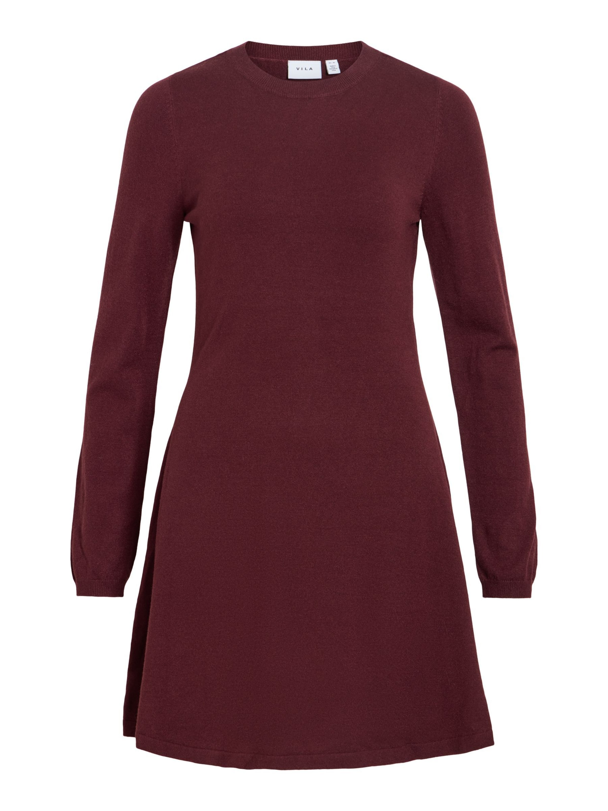 VILA Robes en maille 'COMFY' en S en rouge, Vue avec produit