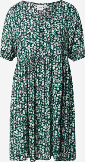 ICHI Kleid 'MARRAKECH' in grün / pink / schwarz / weiß, Produktansicht
