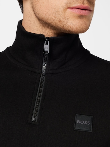 Sweat-shirt 'Zetrust' BOSS Orange en noir