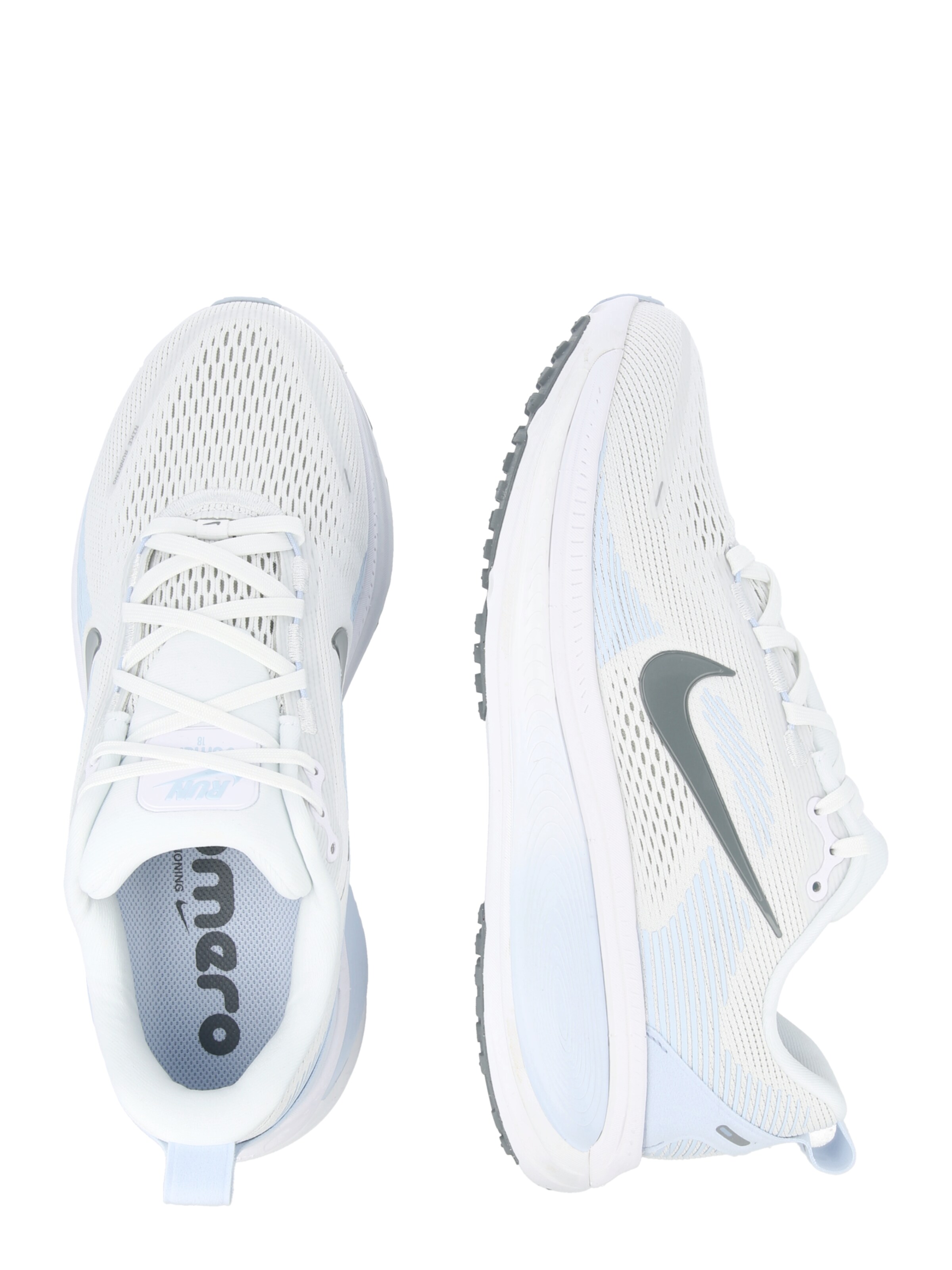 NIKE Παπούτσι για τρέξιμο 'VOMERO 18' σε λευκό