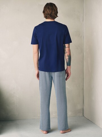 Next - Pijama largo en azul