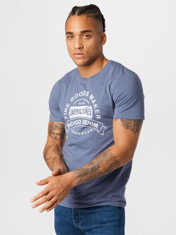 JACK & JONES Shirt 'Jeans' in Blauw: voorkant