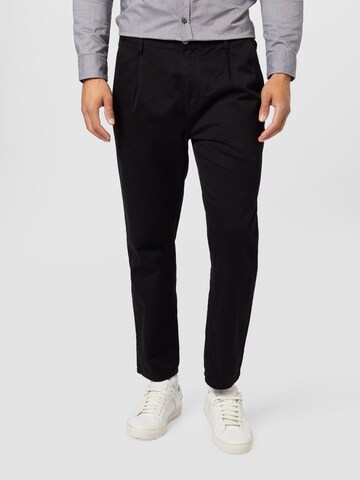 Regular Pantalon à pince 'Abbott' Carhartt WIP en noir : devant