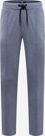 BLEND - Pantalón de pinzas en azul: frente