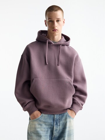 Pull&Bear Sweatshirt i lila: framsida