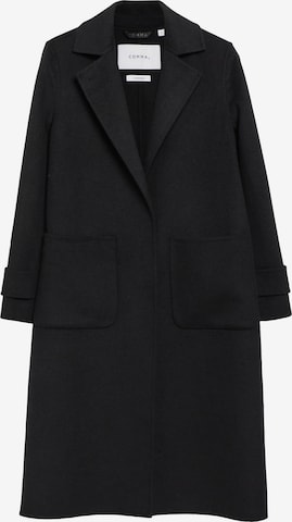 Manteau mi-saison COMMA en noir : devant