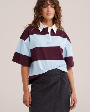 WE Fashion Футболка в Синий: спереди