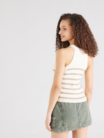 Top in maglia 'SABA' di VERO MODA in beige