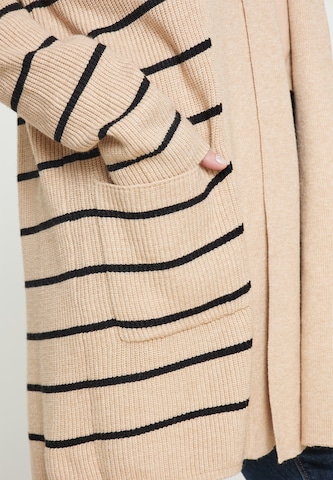 SANIKA Knit cardigan in Brown