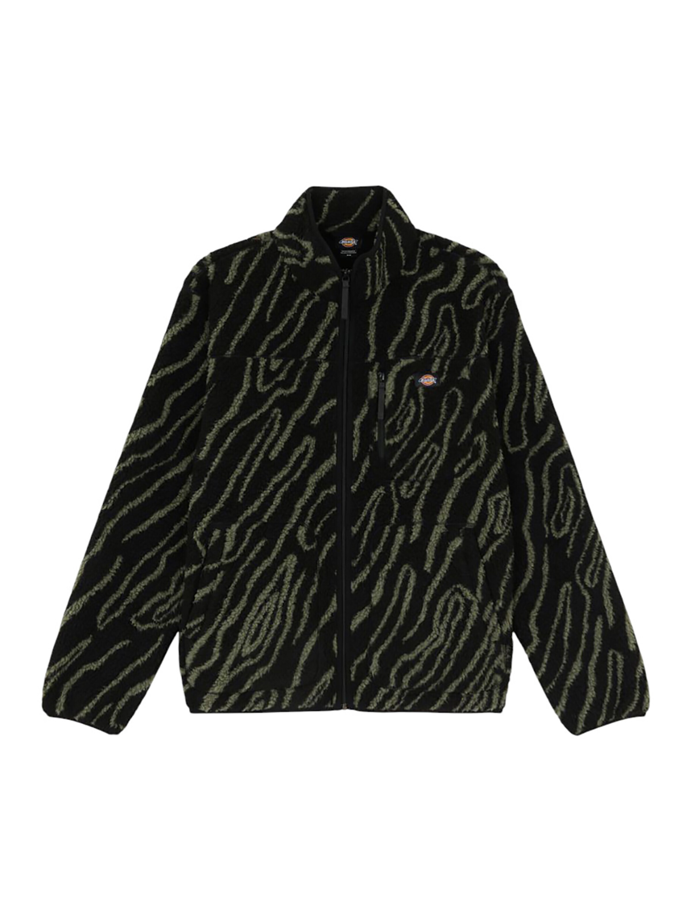 DICKIES Fleecejacke 'Mount Hope'‌‌ in Schwarz: Vorderseite