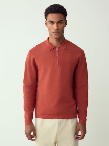 Next Shirt in Rot: Vorderseite