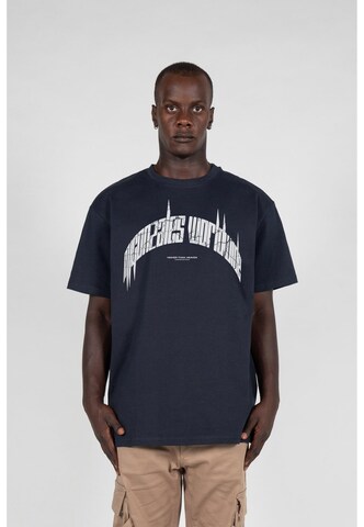 MJ Gonzales T-Shirt 'Higher than heaven v.3' in Blau: predná strana