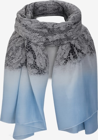 LOREZA Sjaal 'Damen Schal' in Blauw: voorkant