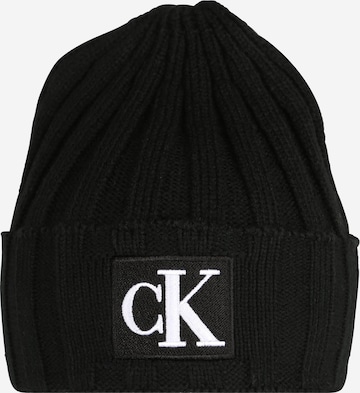 Calvin Klein Jeans Čepice – černá: přední strana