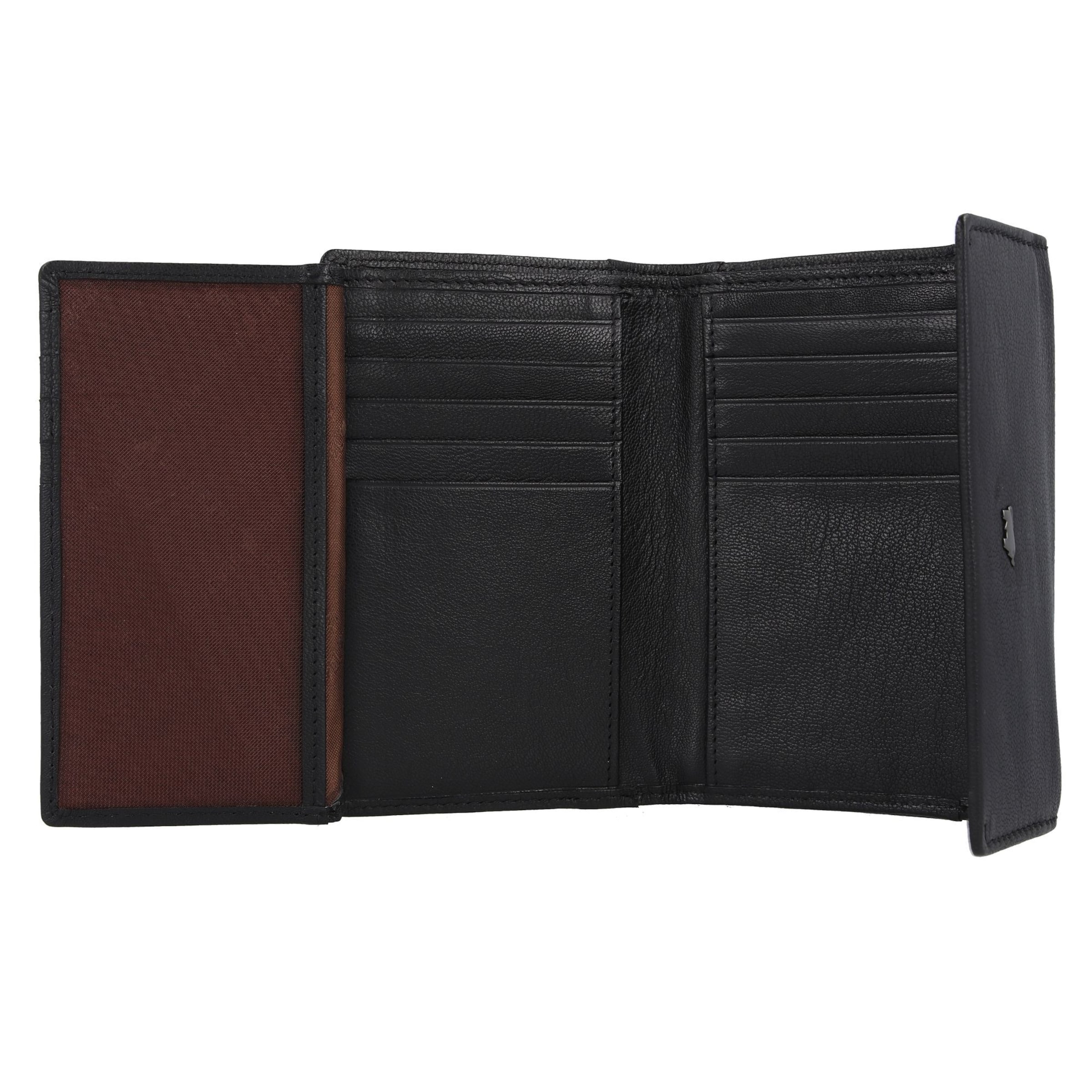 Portamonete 'Anna' di Braun Büffel in nero