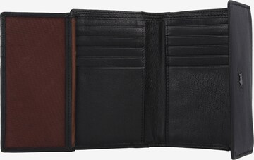 Braun Büffel Wallet 'Anna' in Black