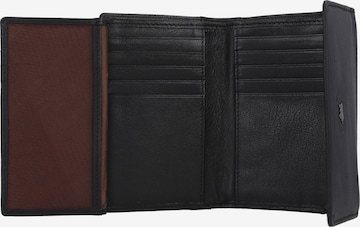 Braun Büffel Wallet 'Anna' in Black