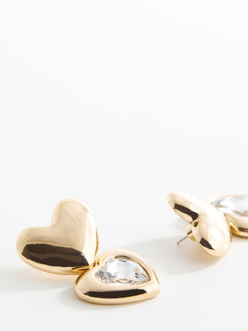 MANGO Earrings 'AMORE' in Gold