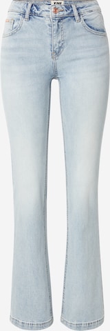 Bootcut Jeans de la Tally Weijl pe albastru: față