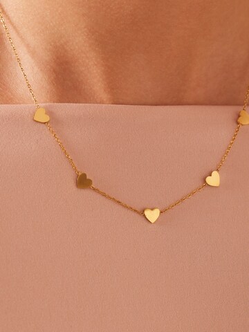 Lucardi Ketting 'Herz' in Goud