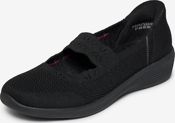 SKECHERS Ballerina in Schwarz: Vorderseite